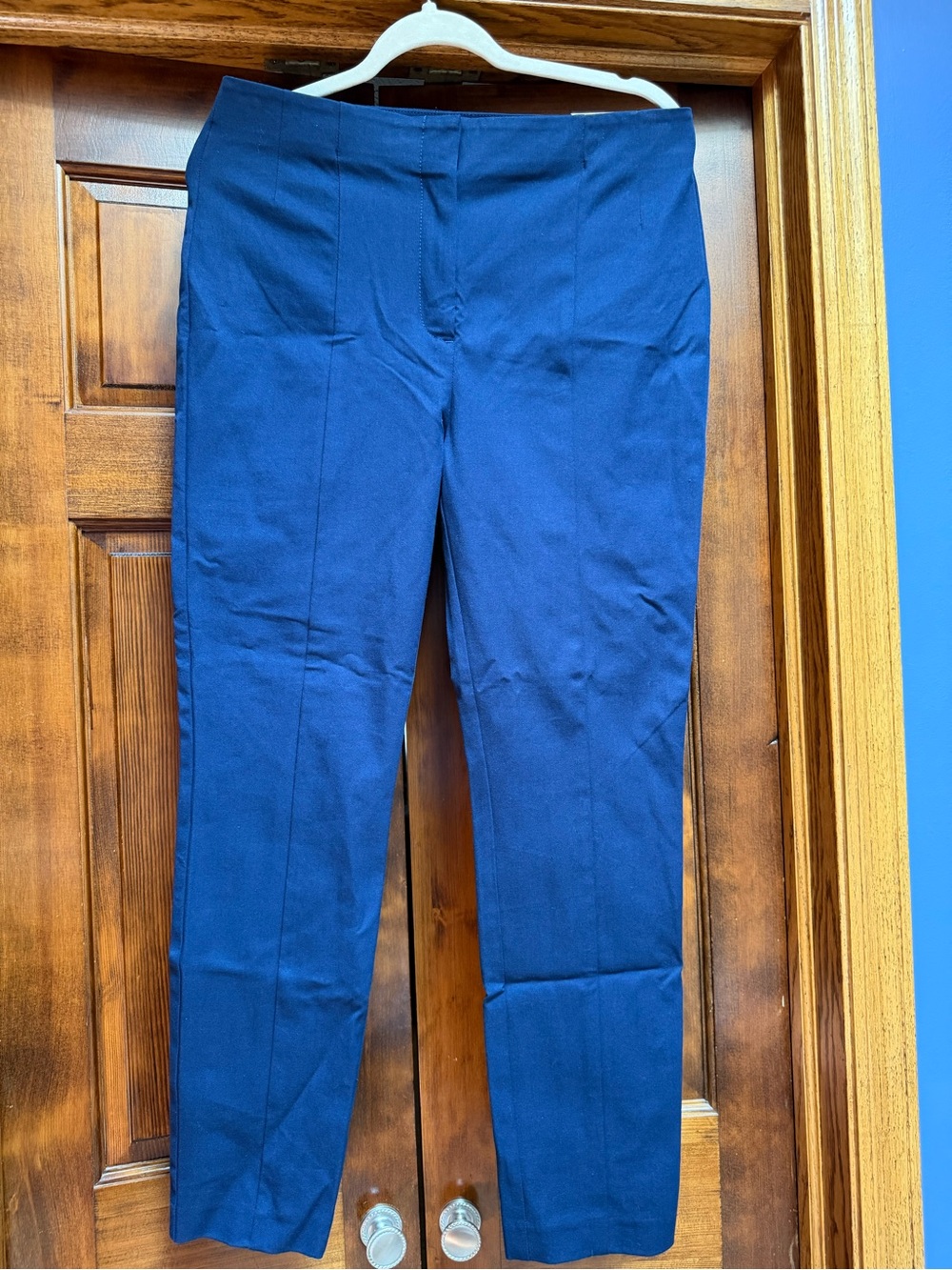 LOFT Navy ‘The Kendall Skinny’ High Rise Pants, Size 8